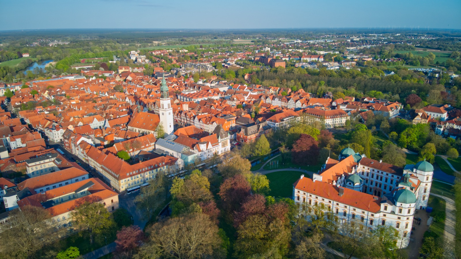 Celler Altstadt mit Schloss